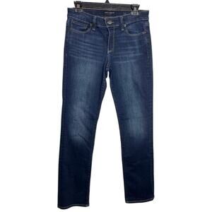 Lucky Brand Jeans Womens 8/29 Mid Rise Straight Leg Sweet Dark Wash Denim Jeans